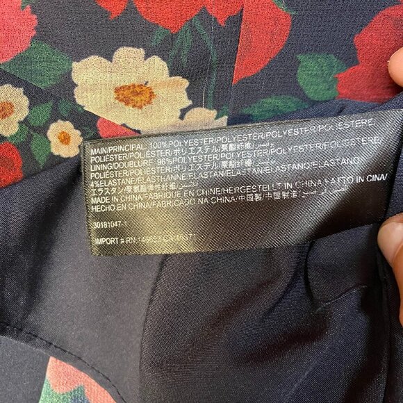 Keepsake Waves dark floral Mini Dress Medium cottage core boho feminine - Picture 6 of 6